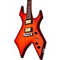 B.C. Rich Warlock Neck Through with Dimarzios Electric Guitar Cherry Red Sunburst