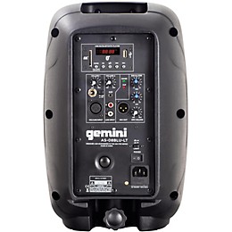 Open Box Gemini AS-08BLU-LT 8 in. Powered Speaker with LED Lights Level 2  190839532756