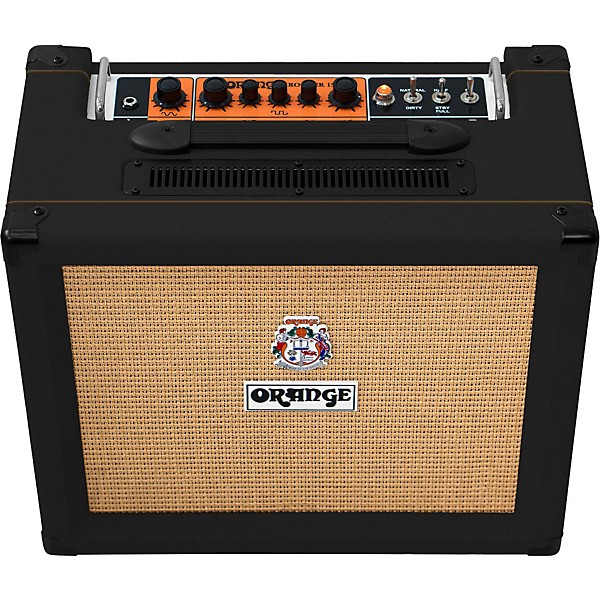Open Box Orange Amplifiers Rocker 15 15W 1x10 Tube Guitar Combo Amplifier Level 1 Black