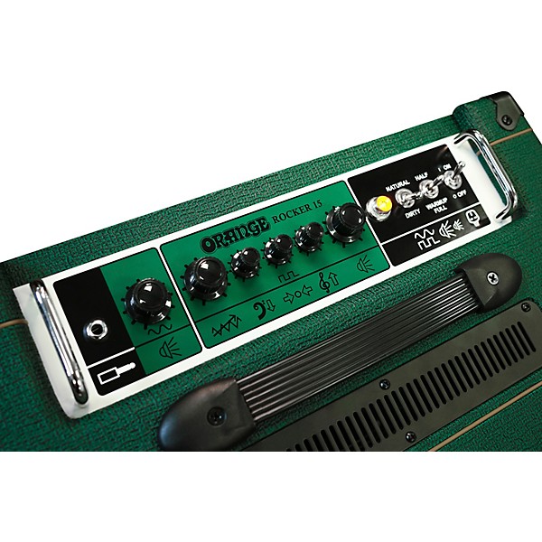 Orange Amplifiers Rocker 15 15W 1x10 Tube Guitar Combo Amplifier Green