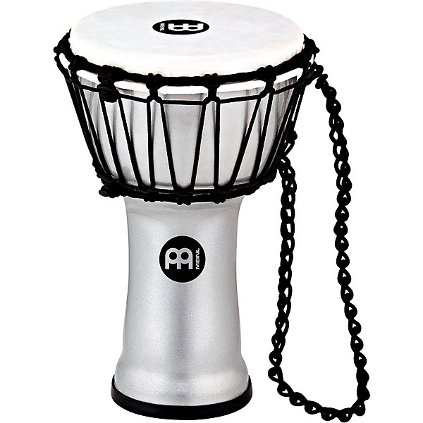 MEINL Synthetic Compact Junior Djembe Silver