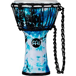 MEINL Synthetic Compact Junior Djembe - Galactic Blue Tie Dye
