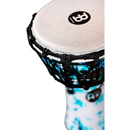 MEINL Synthetic Compact Junior Djembe - Galactic Blue Tie Dye