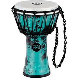 MEINL Synthetic Compact Junior Djembe Kenyan Quilt MEINL Synthetic Compact Junior Djembe Galactic Green Tie Dye