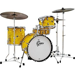 Gretsch Drums Catalina Club Jazz 4-Piece Shell Pack Yellow Satin Flame