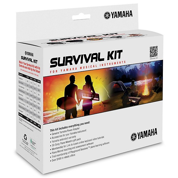 Yamaha PSR-F51 61-Key Portable Keyboard With Survival Kit A2