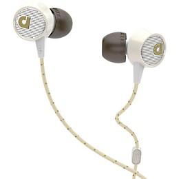 AUDIOFLY AF56 In-Ear Headphone w/Clear-Talk Mic for smartphones Vintage White