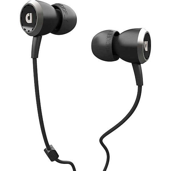 AUDIOFLY AF33C In-Ear Headphone with Mic and Control for smartphones Piano Black