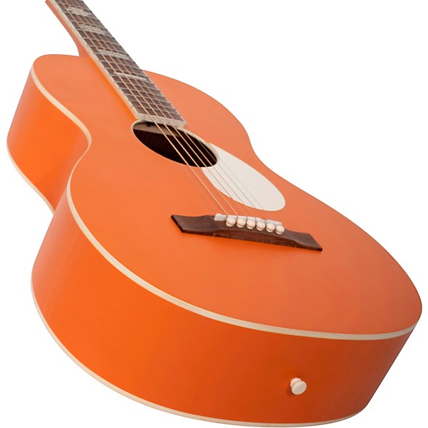 Recording King Dirty 30s 7 Single 0 RPS-7 Acoustic Guitar Monarch Orange