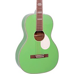 Recording King Dirty 30s 7 Single 0 RPS-7 Acoustic Guitar Revolution Green