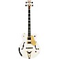 Gretsch Guitars G6136B-TP-AWT Tom Petersson Signature Electric Bass Guitar Aged White