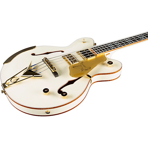 Gretsch Guitars G6136B-TP-AWT Tom Petersson Signature Electric Bass Guitar Aged White