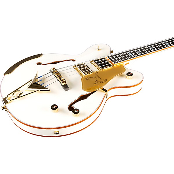 Gretsch Guitars G6136B-TP-AWT Tom Petersson Signature Electric Bass Guitar Aged White