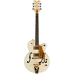 Gretsch Guitars G6112TCB-WF Limited Edition Falcon Center Block Jr. with Bigsby and Gold Hardware Electric Guitar Vintage White