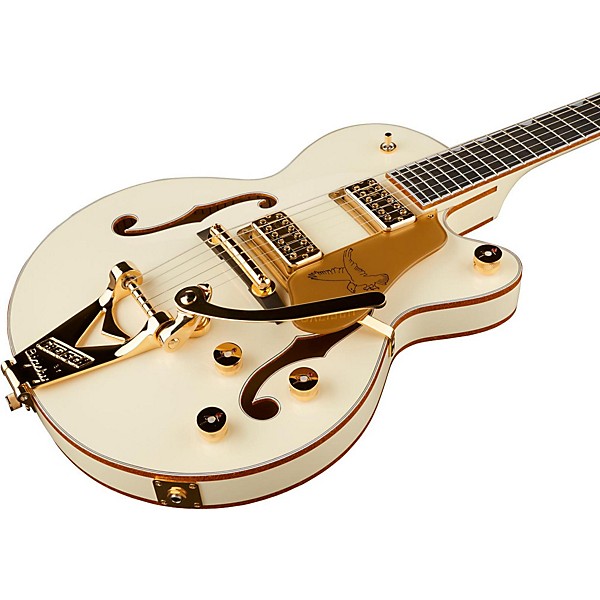 Gretsch Guitars G6112TCB-WF Limited Edition Falcon Center Block Jr. with Bigsby and Gold Hardware Electric Guitar Vintage ...