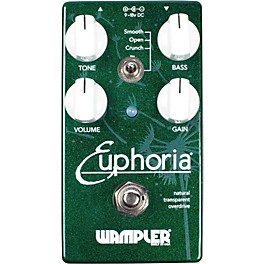 Open Box Wampler Euphoria Overdrive Pedal Level 1