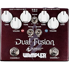 Blemished Wampler Dual Fusion Tom Quayle Signature Level 2  197881030025