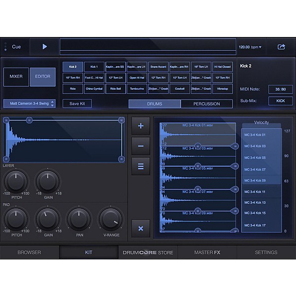 Clearance Sonoma Wire Works DrumCore 4 Lite