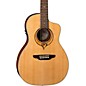 Luna Heartsong Parlor with USB Acoustic-Electric Guitar Natural thumbnail