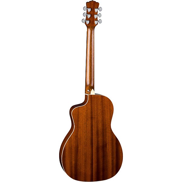 Luna Heartsong Parlor with USB Acoustic-Electric Guitar Natural