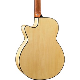 Open Box Luna Fauna Butterfly-Acoustic Electric Guitar Level 1 Natural