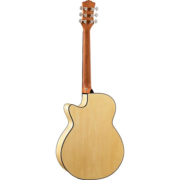 Open Box Luna Fauna Butterfly-Acoustic Electric Guitar Level 1 Natural