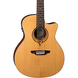 Luna Heartsong 12 String with USB Acoustic Electric Guitar Natural