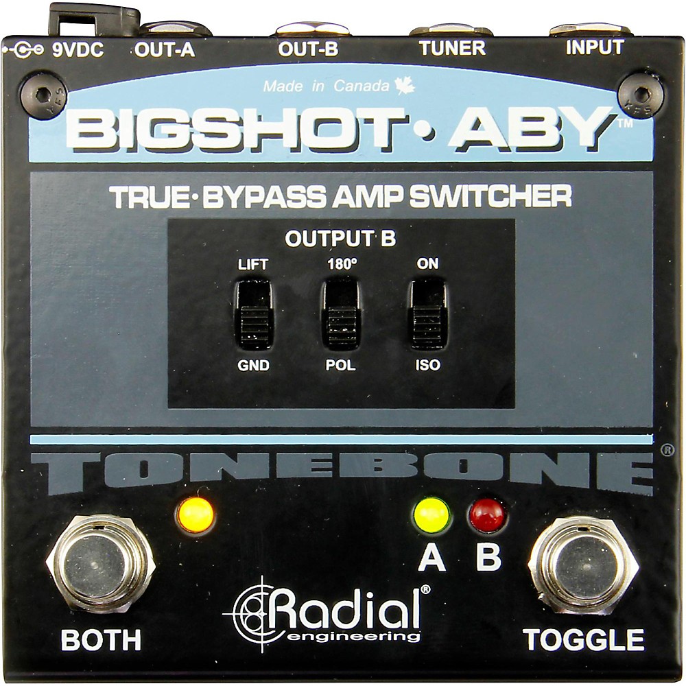 Radial Engineering Bigshot Aby True Bypass Switch Pedal