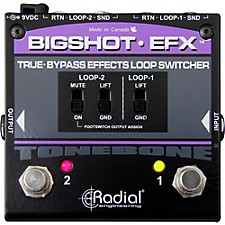 Radial Engineering Big Shot ABY トゥルーバイパス Amazon.com: Radial BigShot ABY True Passive Switcher