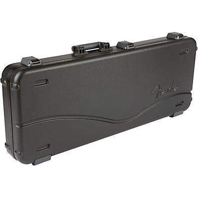 Fender Deluxe Molded Abs Strat/Tele Guitar Case Black Gray/Silver for sale