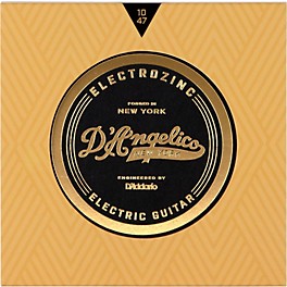 D'Angelico Electrozinc Jazz 10-47 Extra Light Electric Guitar Strings