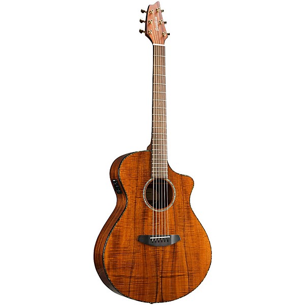Breedlove Pursuit Exotic Concert CE Koa-Koa Acoustic-Electric Guitar Gloss Natural