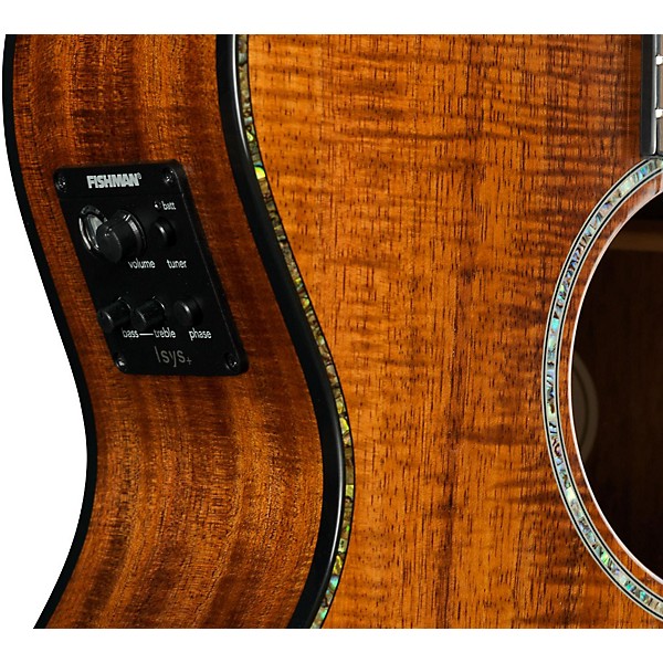 Breedlove Pursuit Exotic Concert CE Koa-Koa Acoustic-Electric Guitar Gloss Natural