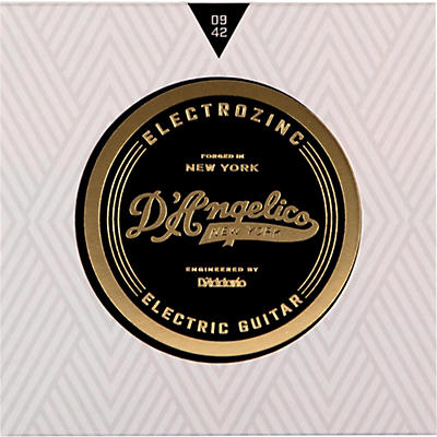 D'angelico Electrozinc Rock 9-42 Extra Light Electric Guitar Strings for sale