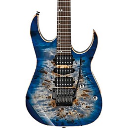 Open Box Ibanez RG Premium RG1070PBZ Electric Guitar Level 1 Cerulean Blue Burst