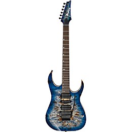 Open Box Ibanez RG Premium RG1070PBZ Electric Guitar Level 1 Cerulean Blue Burst