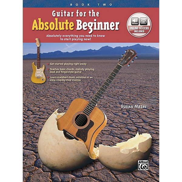 Alfred Guitar for the Absolute Beginner, Book 2 Book & Online Audio Beginner