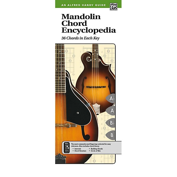 Alfred Mandolin Chord Encyclopedia (2nd Edition) Comb Bound Handy Guide