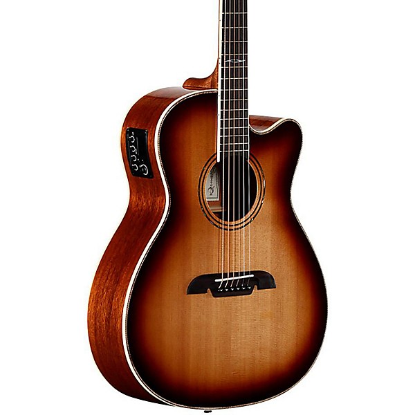 Alvarez AFH600CESHB OM/Folk Cutaway Acoustic-Electric Guitar