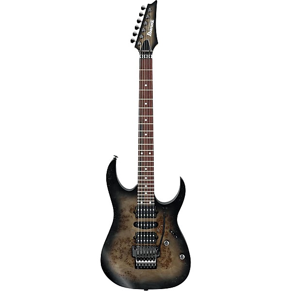 Open Box Ibanez RG Prestige RG657PB 6 string Electric Guitar Level 1 Flat Anvil Gray Burst