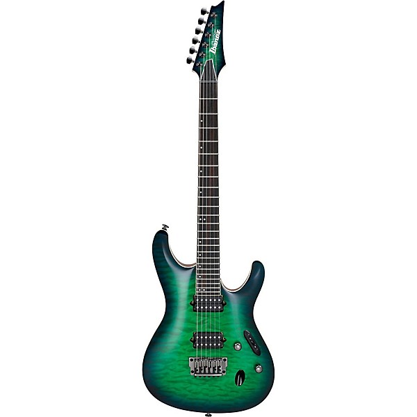 Ibanez S Prestige S6521Q Electric Guitar Surreal Blue Burst Gloss