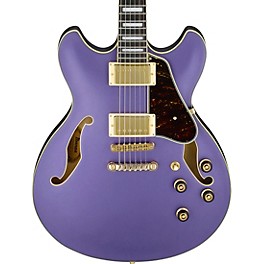 Ibanez Artcore AS73G Semi-Hollow Electric Guitar Pru... Ibanez Artcore AS73G Semi-Hollow Electric Guitar Metallic Purple Flat