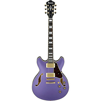 Ibanez Artcore As73g Semi-Hollow Electric Guitar Metallic Purple Flat for sale