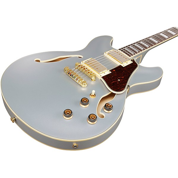 Ibanez Artcore AS73G Semi-Hollow Electric Guitar Moonstone Silver Flat