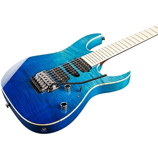 Clearance Ibanez RG Premium 6-string Electric Guitar w/Case Blue Reef Gradation
