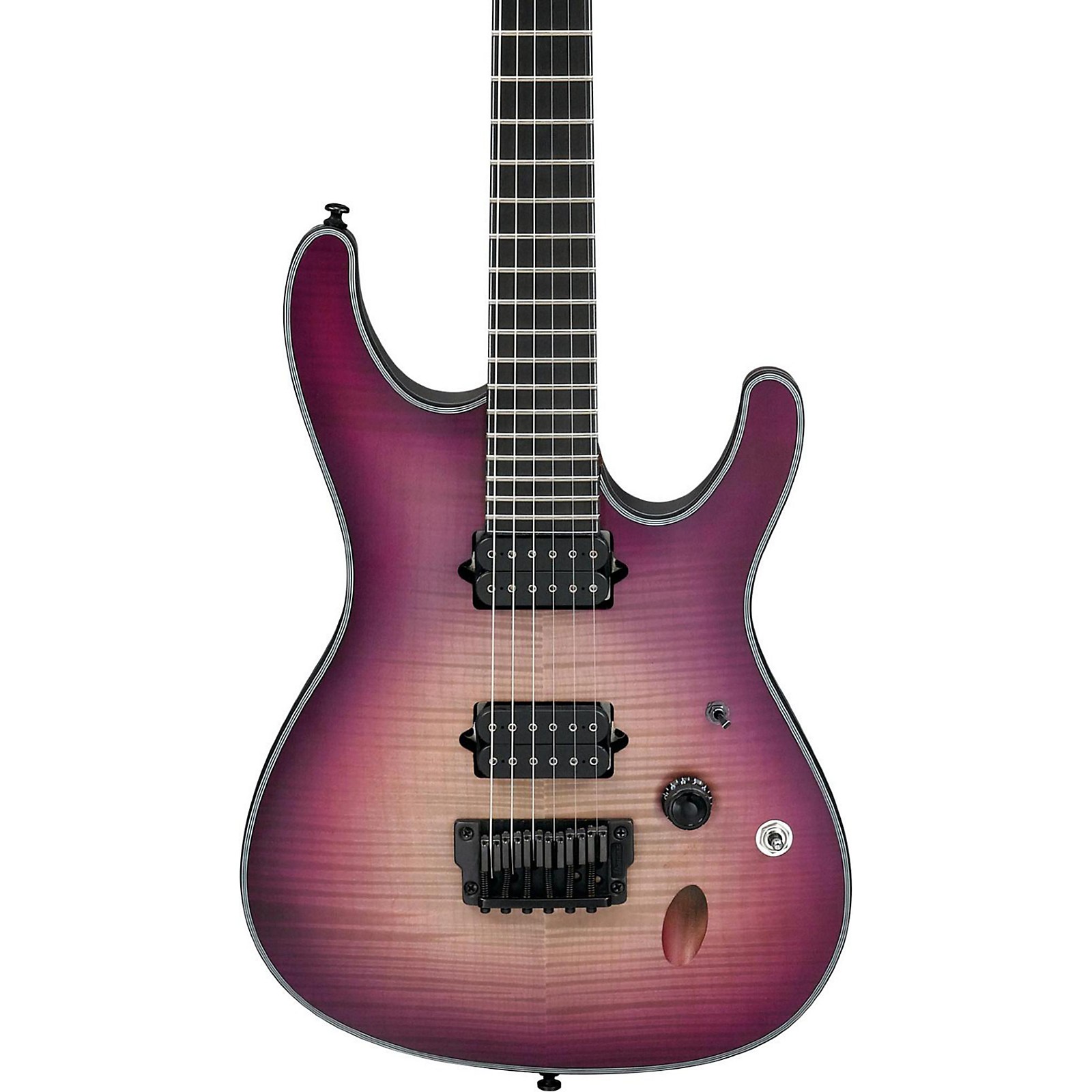 Ibanez S Iron Label SIX6FDFM Electric Guitar Purple Space Burst 