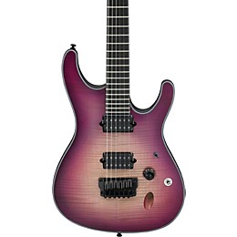 アート・デザイン・音楽 purple NUMBER 5 SUUMMER '00 Ibanez S Iron Label SIX6FDFM Electric Guitar Purple Space