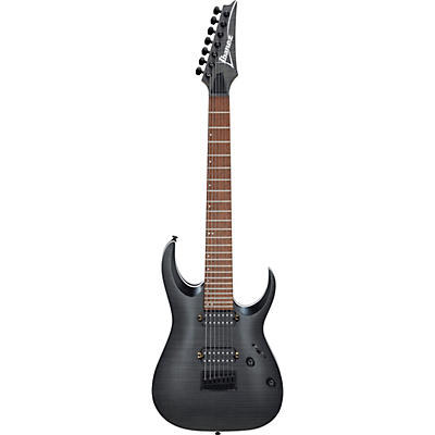 Ibanez Rga Series Rga742fm 7-String Electric Guitar Transparent Gray Flat for sale