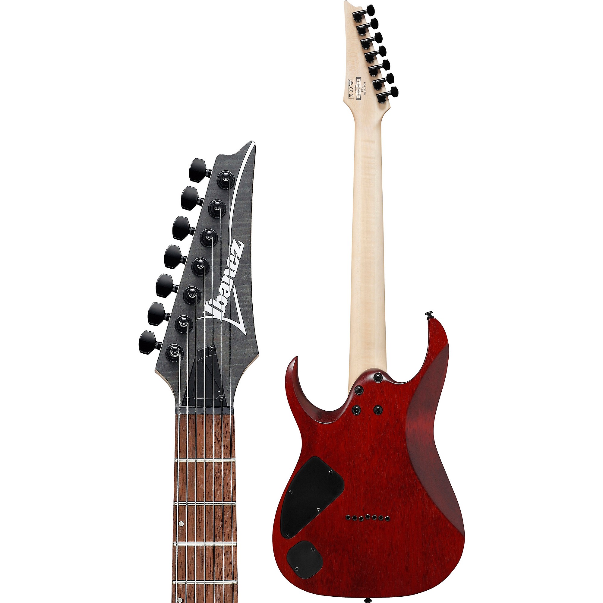 Ibanez RGA Series RGA742FM 7-String Electric Guitar Transparent