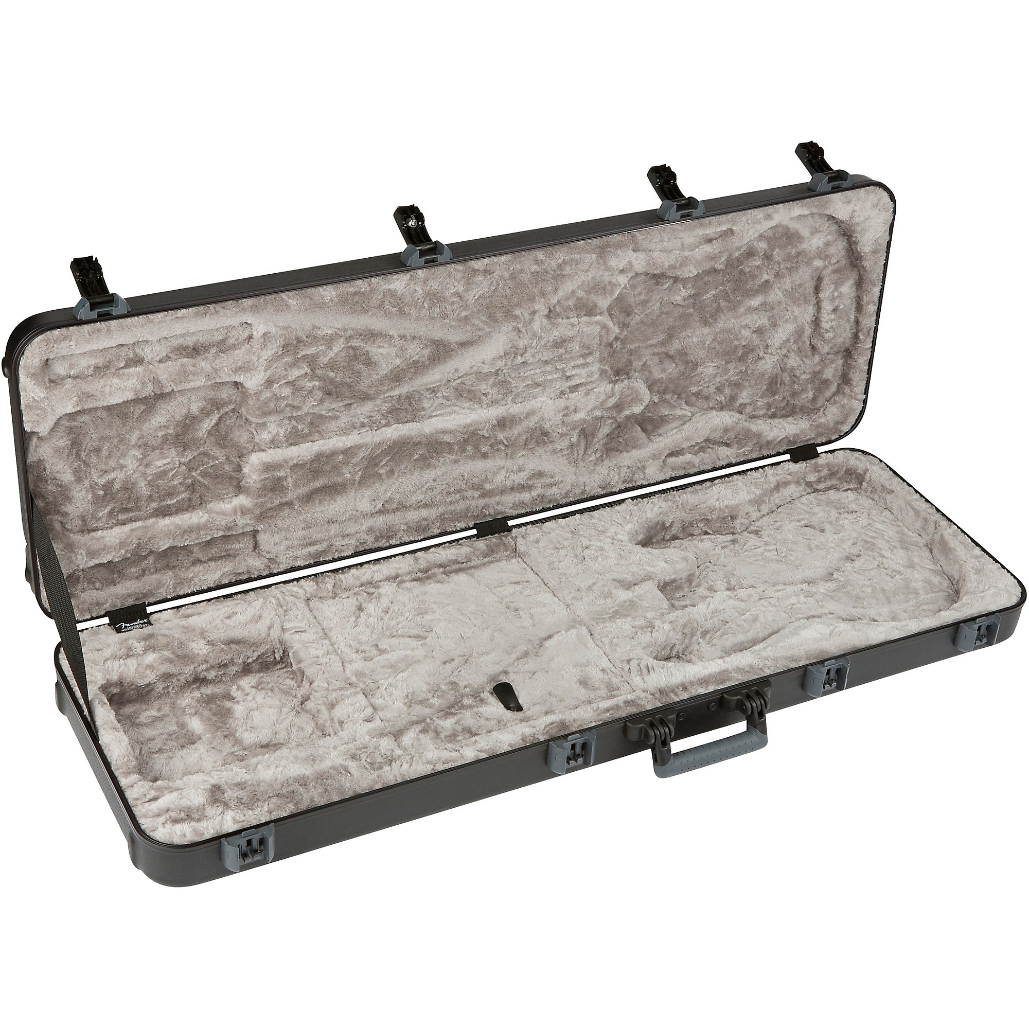 Fender Deluxe Molded ABS Left-Handed P/J Bass Guitar Case Black